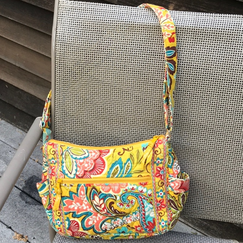 Vera Bradley yellow floral purse